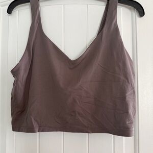 Offline Seamless V-Neck Wireless Bralette in Mauve Size XL